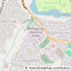 Map of Peterhead, Aberdeenshire