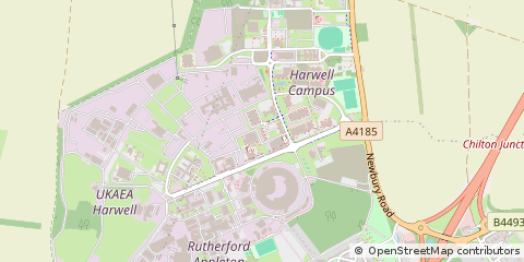Map of Didcot, Oxfordshire