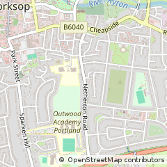 Map of Worksop