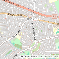 Map of Sidcup, Kent