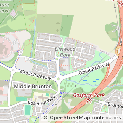 Map of Newcastle Upon Tyne, Tyne and Wear