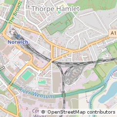 Map of Norwich, Norfolk