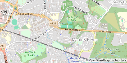 Map of Bracknell