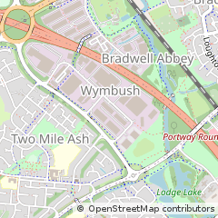 Map of Milton Keynes