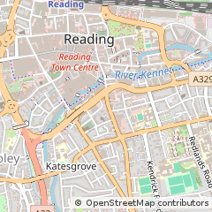 Map of Reading, Berkshire