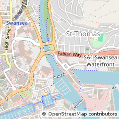 Map of Swansea