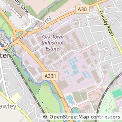 Map of Camberley, Surrey