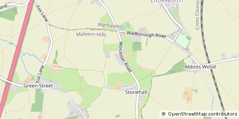 Map of Worcester