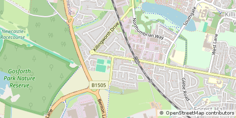 Map of Newcastle Upon Tyne