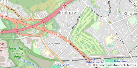Map of Cardiff