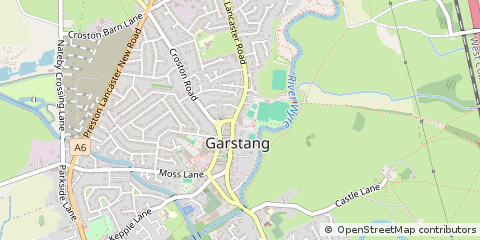 Map of Preston, Lancashire