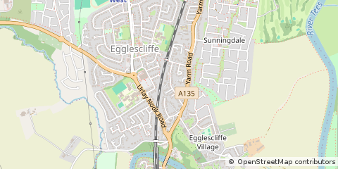 Map of Stockton-on-Tees