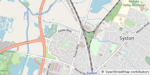 Map of Leicester