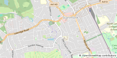 Map of Stanmore