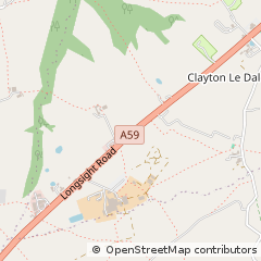 Map of Clayton- LE-Dale