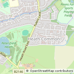 Map of Petersfield, Hampshire