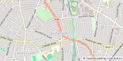 Map of Birmingham