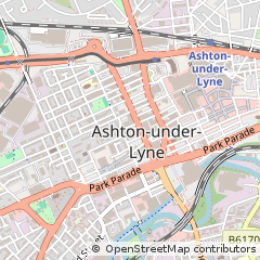 Map of Ashton-Under-Lyne