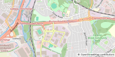Map of Stoke-on-Trent
