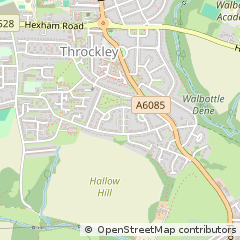 Map of Newcastle Upon Tyne, Tyne and Wear