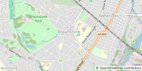 Map of Leicester
