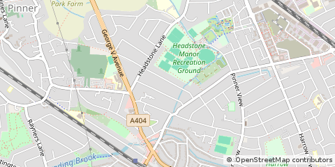 Map of North Harrow