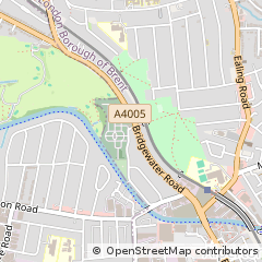 Map of Wembley, Middlesex
