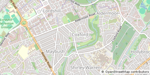 Map of Southampton