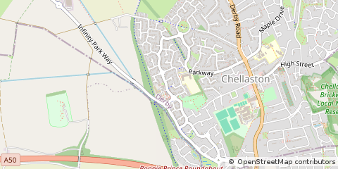 Map of Derby