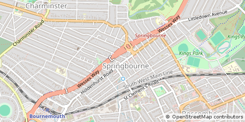 Map of Bournemouth