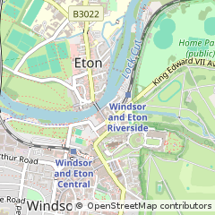 Map of Windsor, Berkshire