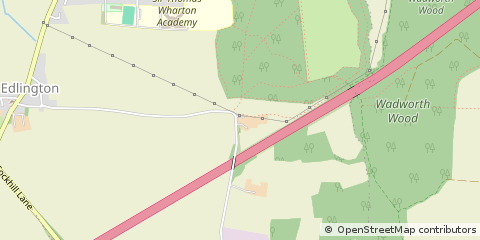 Map of Doncaster, South Yorkshire