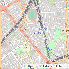 Map of London, West Sussex