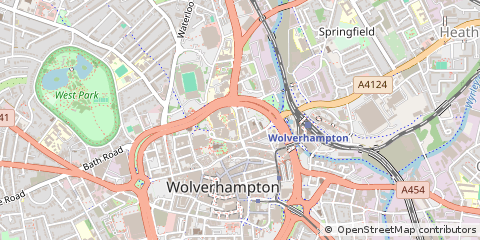 Map of Wolverhampton
