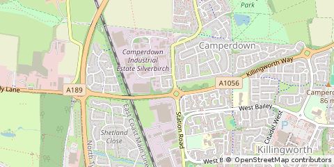 Map of Newcastle Upon Tyne