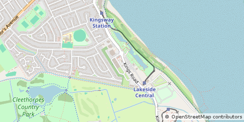 Map of Cleethorpes, Lincolnshire
