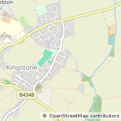 Map of Hereford, Herefordshire