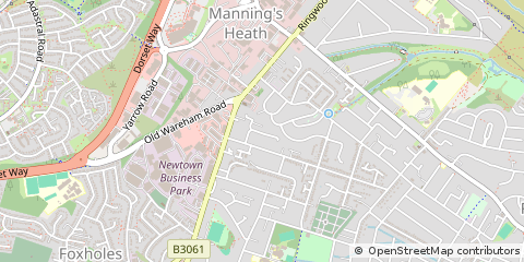 Map of Poole