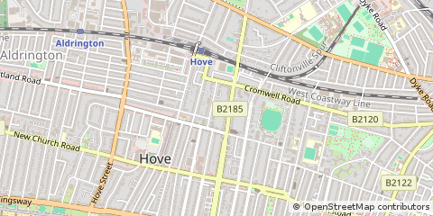 Map of Hove