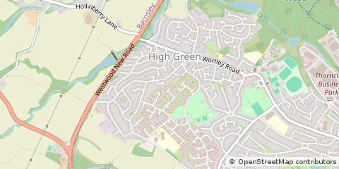 Map of Sheffield