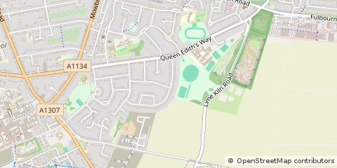 Map of Cambridge, Cambridgeshire