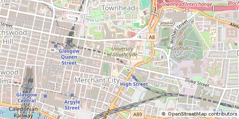 Map of Glasgow