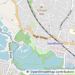 Map of Sandhurst, Berkshire