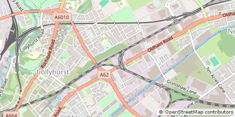 Map of Manchester