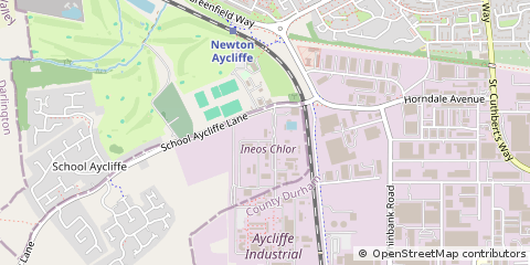 Map of Co Durham