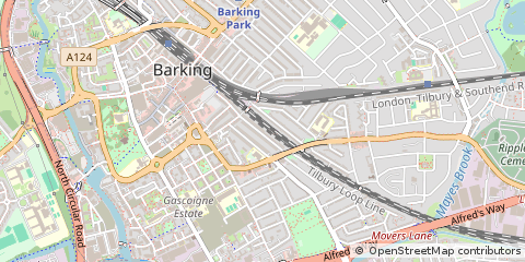 Map of Barking
