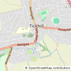 Map of Doncaster