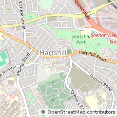 Map of Stoke on Trent, Staffordshire