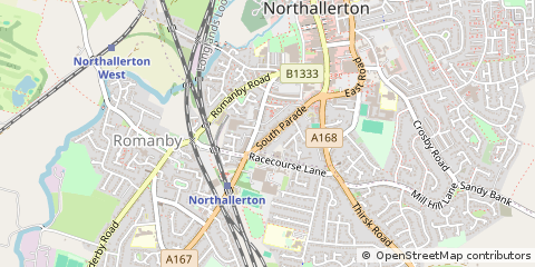 Map of Northallerton