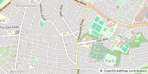 Map of Bournemouth, Dorset